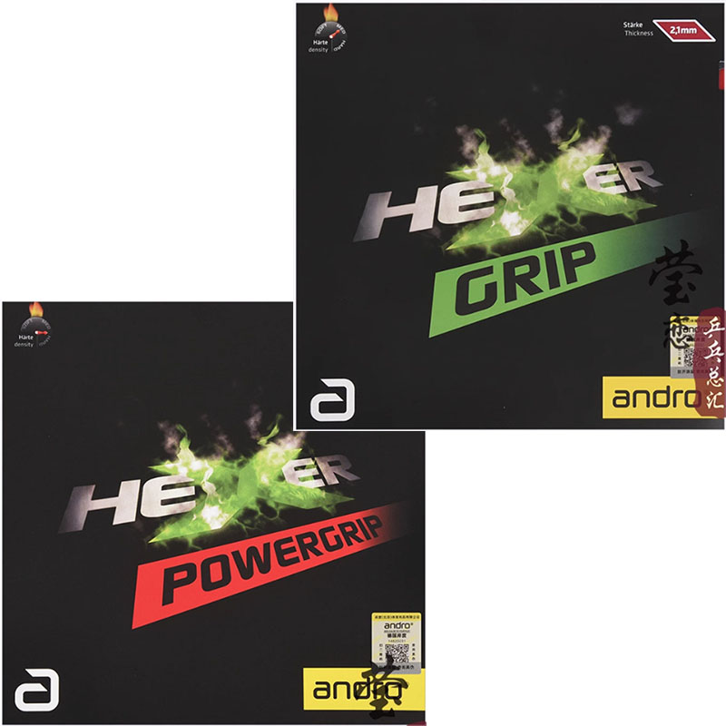 Table Tennis Bat - Andro HEXER GRIP table tennis rubber