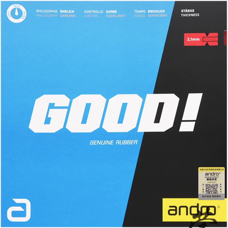 Table Tennis Bat - Andro GOOD Table Tennis Rubber Non