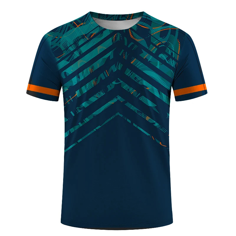 Table Tennis Training China - 3D Casual Men Women Short-sleeved Badminton