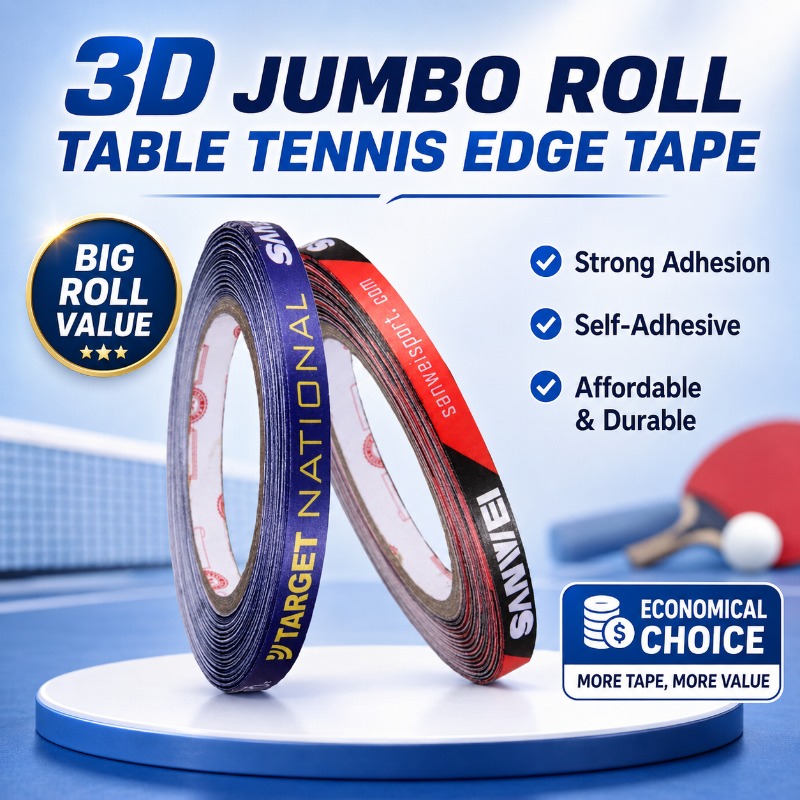 Table Tennis Edge - Original Sanwei 1cmx25M Silk fiber Table
