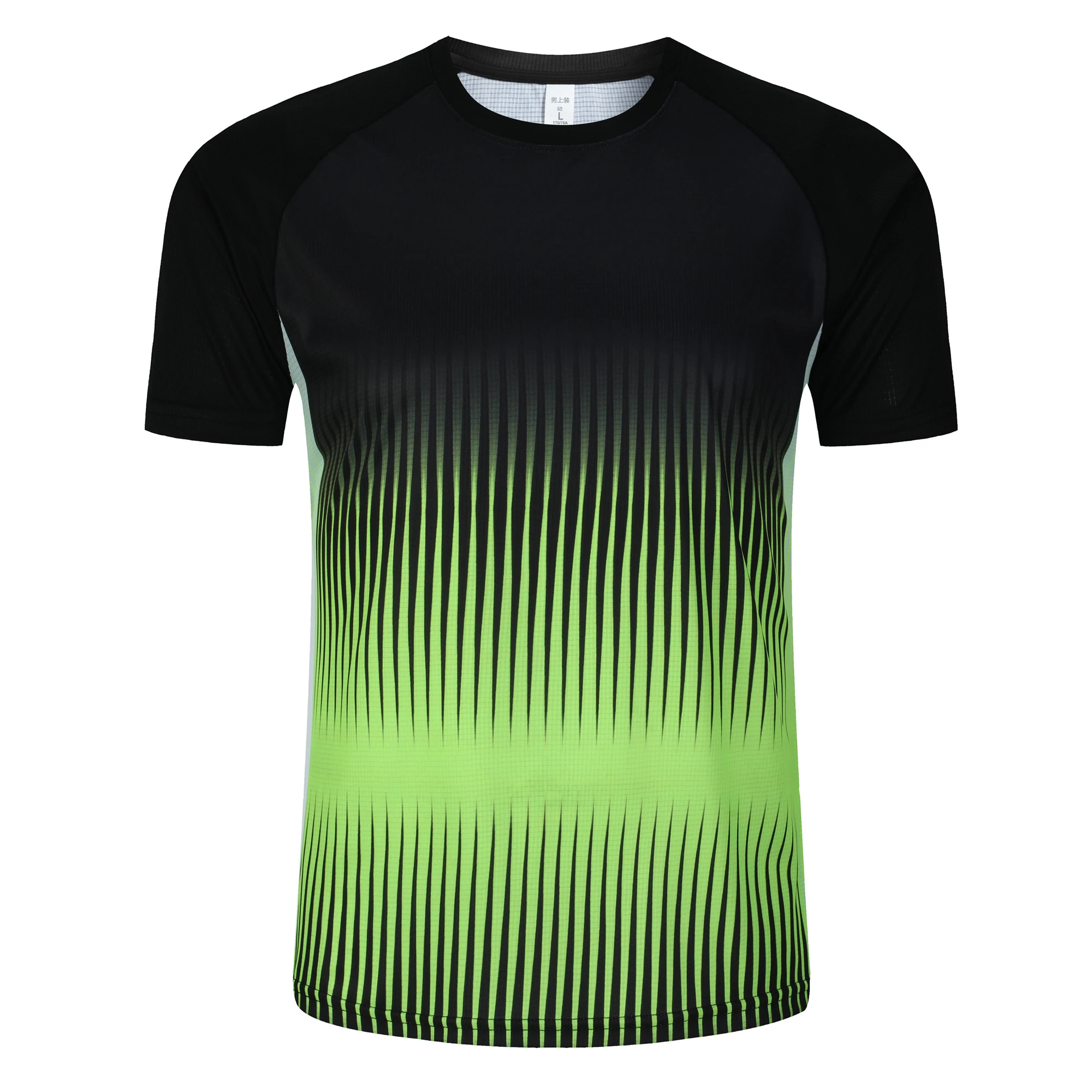 Table Tennis Training China - Fashion Gradient Stripe Print T Shirt