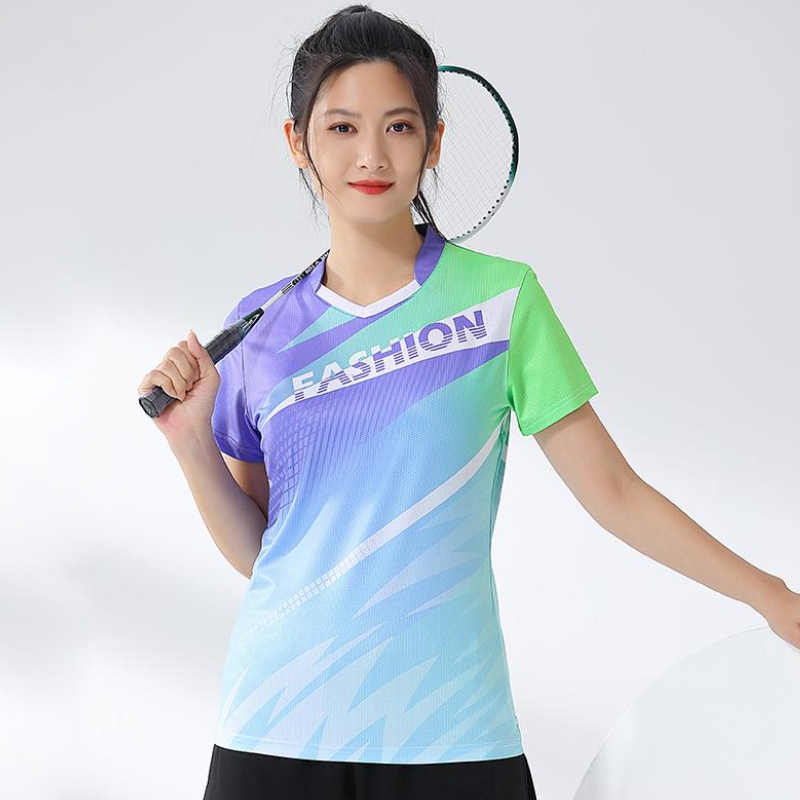 Table Tennis Jersey - Women Badminton Shirt Print Golf Wear