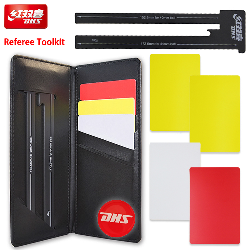 Table Tennis Yellow Card - DHS Referee Kit for Table Tennis