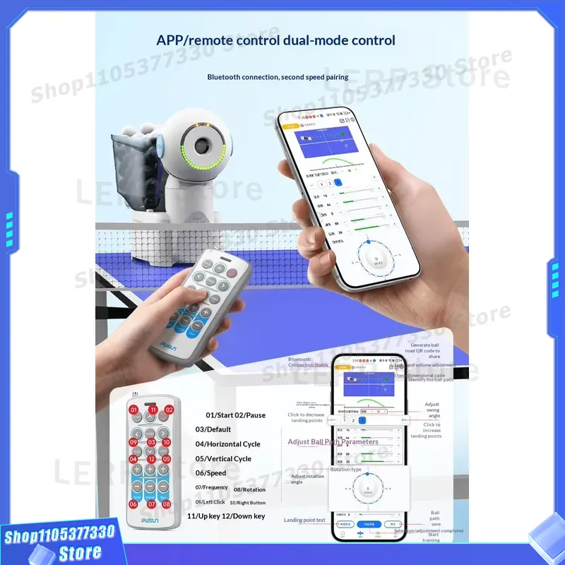 PUSUN Smart Table Tennis Robot - Table Tennis App 评论和价格