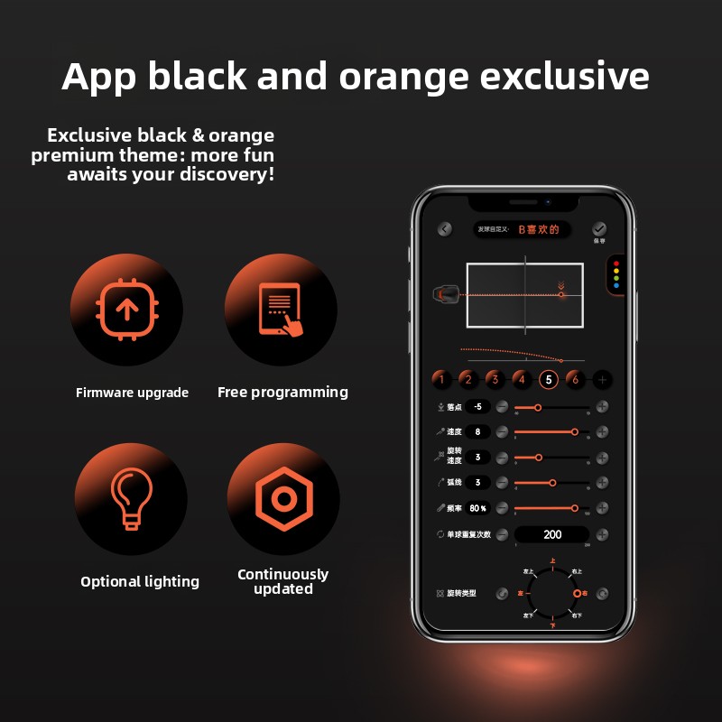 OMNI-PRO Pro Black Orange Excl - Table Tennis App 评论和价格