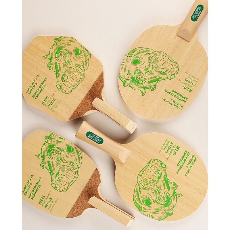 JEELS Green Hippo 1 Ply Ayous  - Table Tennis Blades 评论和价格