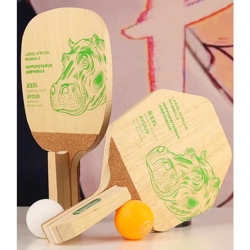 JEELS Green Hippo 1 Ply Ayous  - Table Tennis Blades 评论和价格