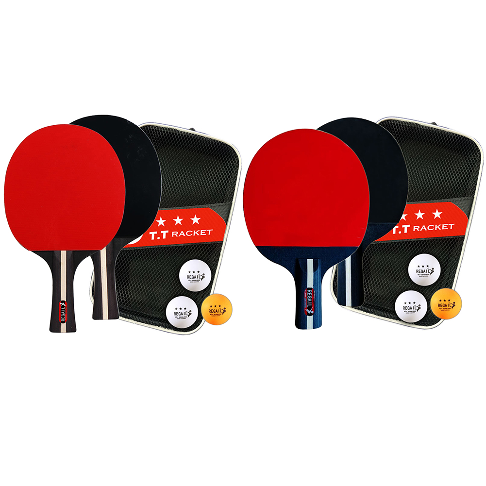 Ping Pong Racket 2 Rackets & 3 - Table Tennis Training China 评论和价格