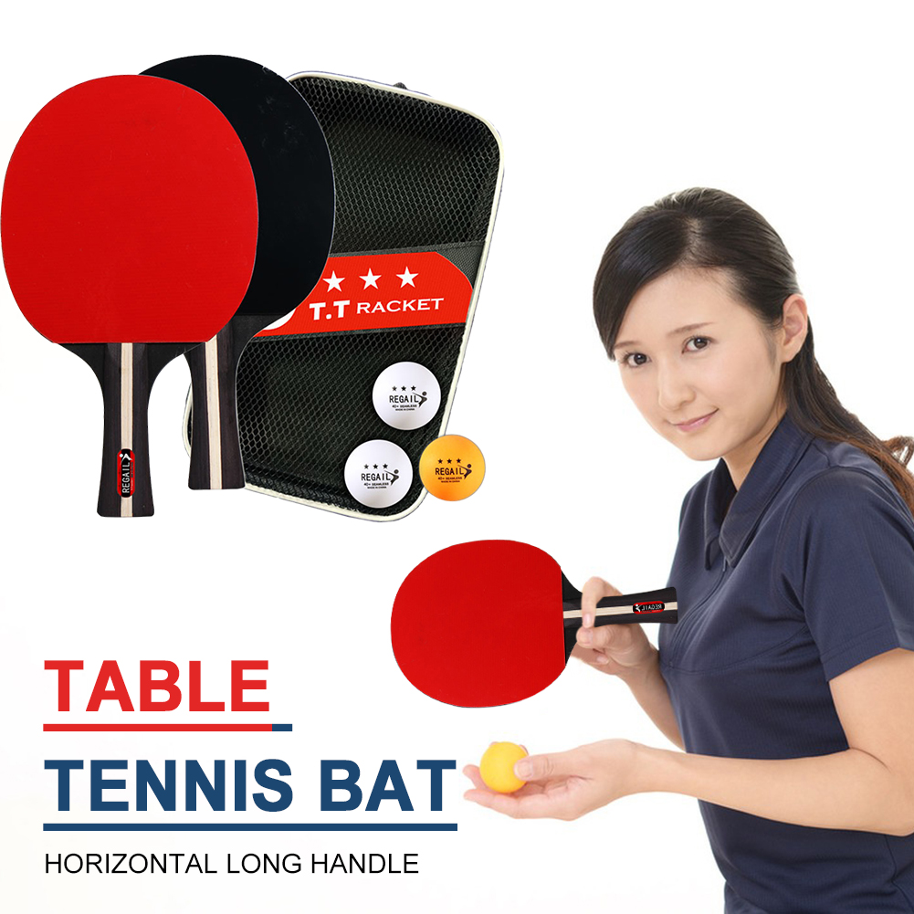 Ping Pong Racket 2 Rackets & 3 - Table Tennis Training China 评论和价格