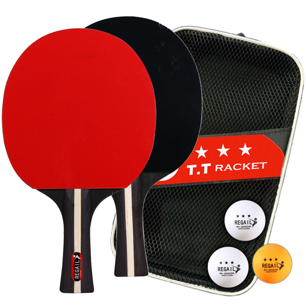 Ping Pong Racket 2 Rackets & 3 - Table Tennis Training China 评论和价格