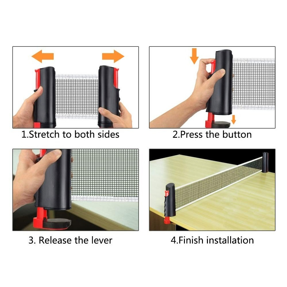 Table Tennis Net Ping Pong Rac - Table Tennis Bat 评论和价格