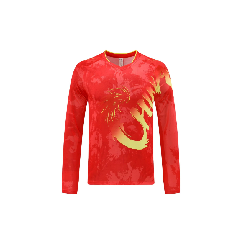 China Dragon Long Sleeve Table - Table Tennis Jersey 评论和价格