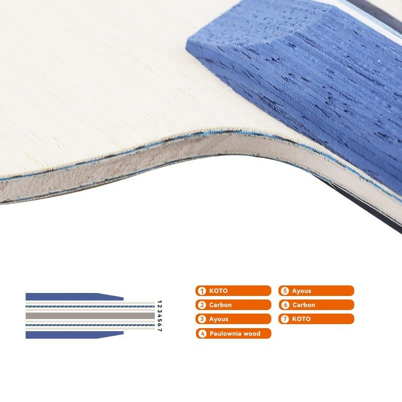1PCS Blue Carbon Fiber Table T - Table Tennis Blades 评论和价格