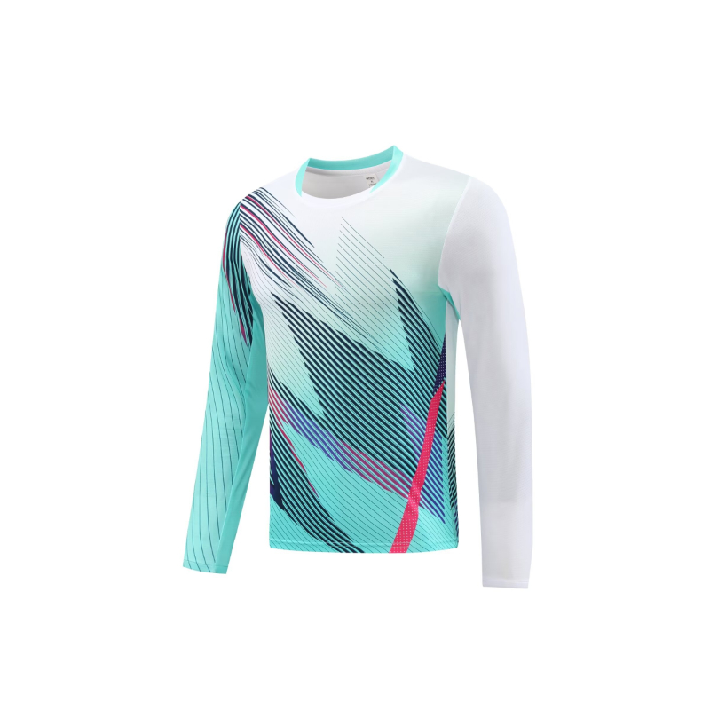 Long Sleeve Badminton Shirt Un - Table Tennis Jersey 评论和价格